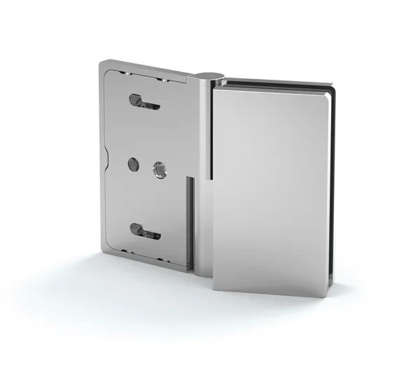 Adjustable angle connector, glass-glass/wall 45-180°